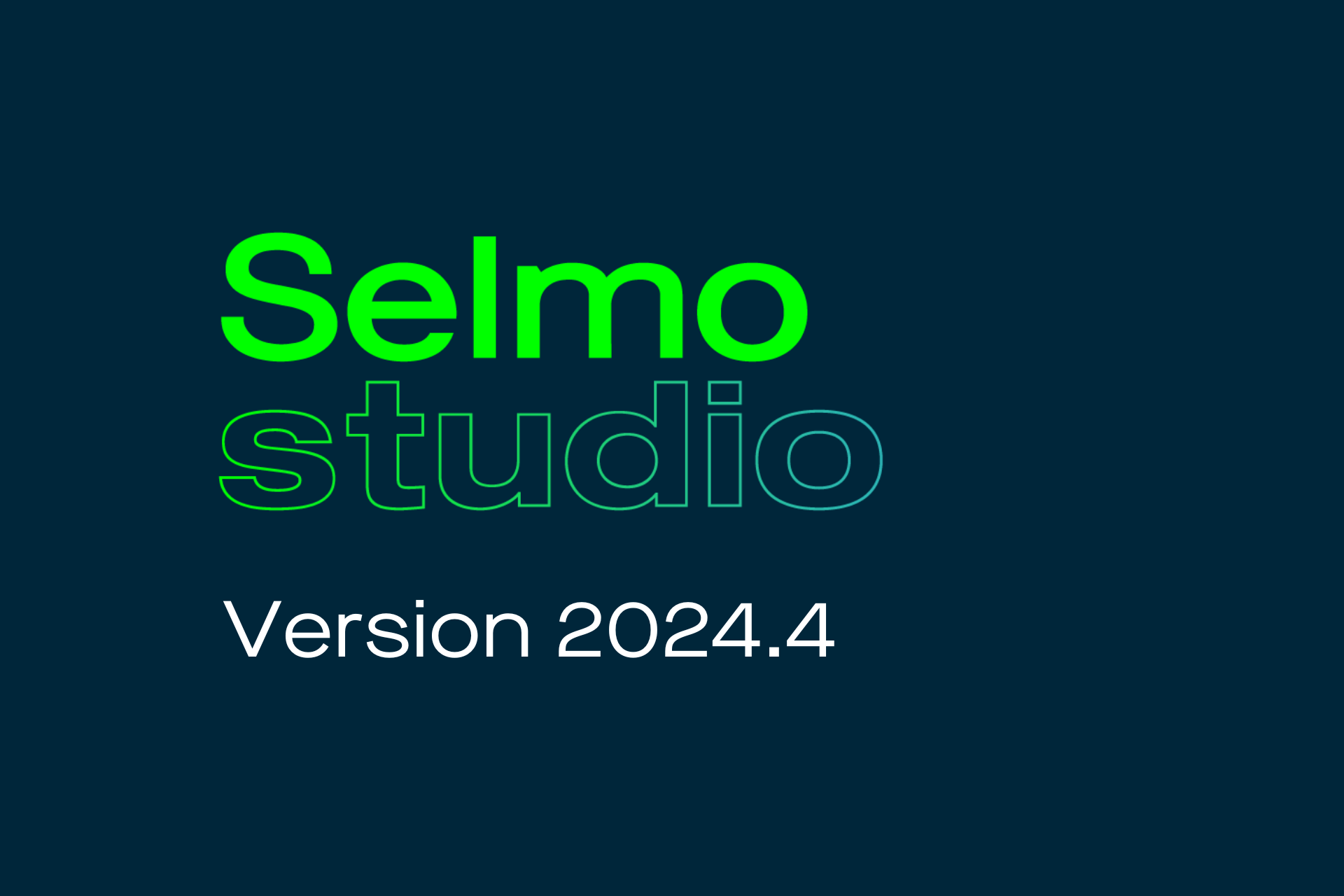 Release Selmo Studio 2024.4