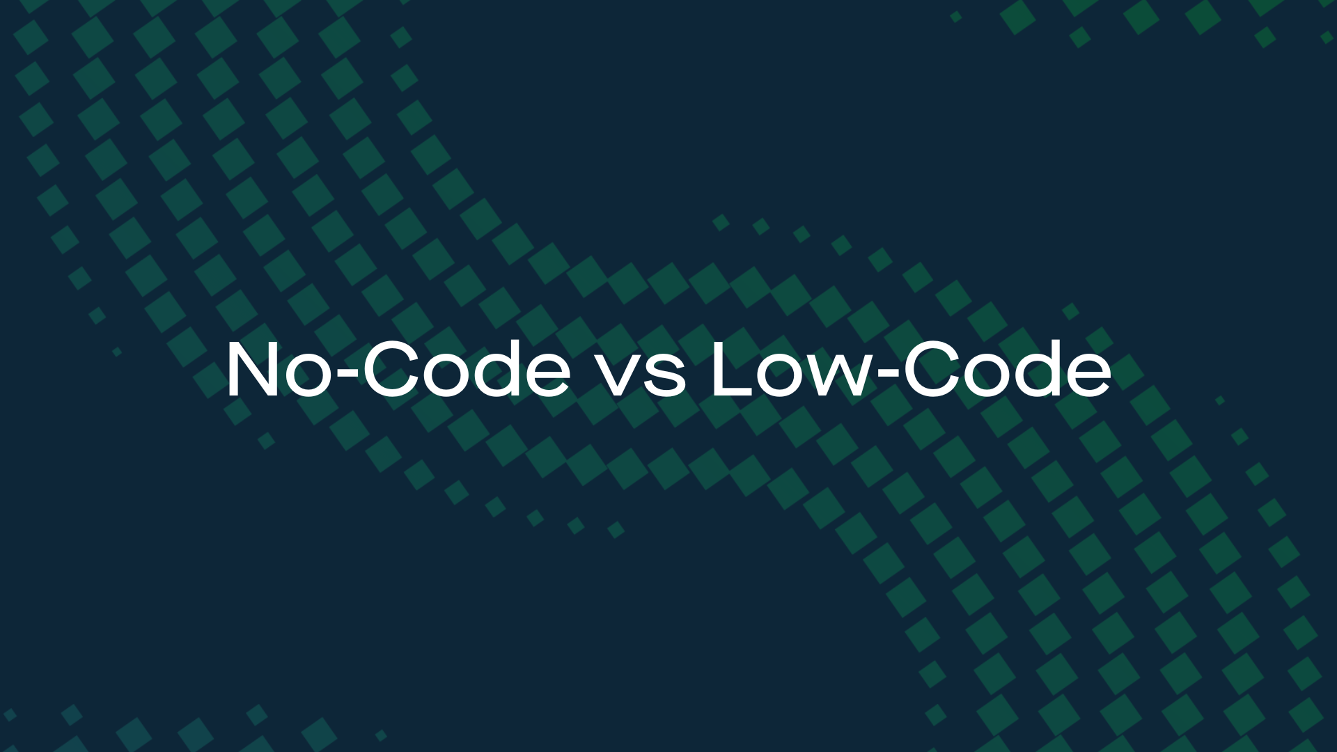 Compare The Difference Of Low Code And No Code Development Platform